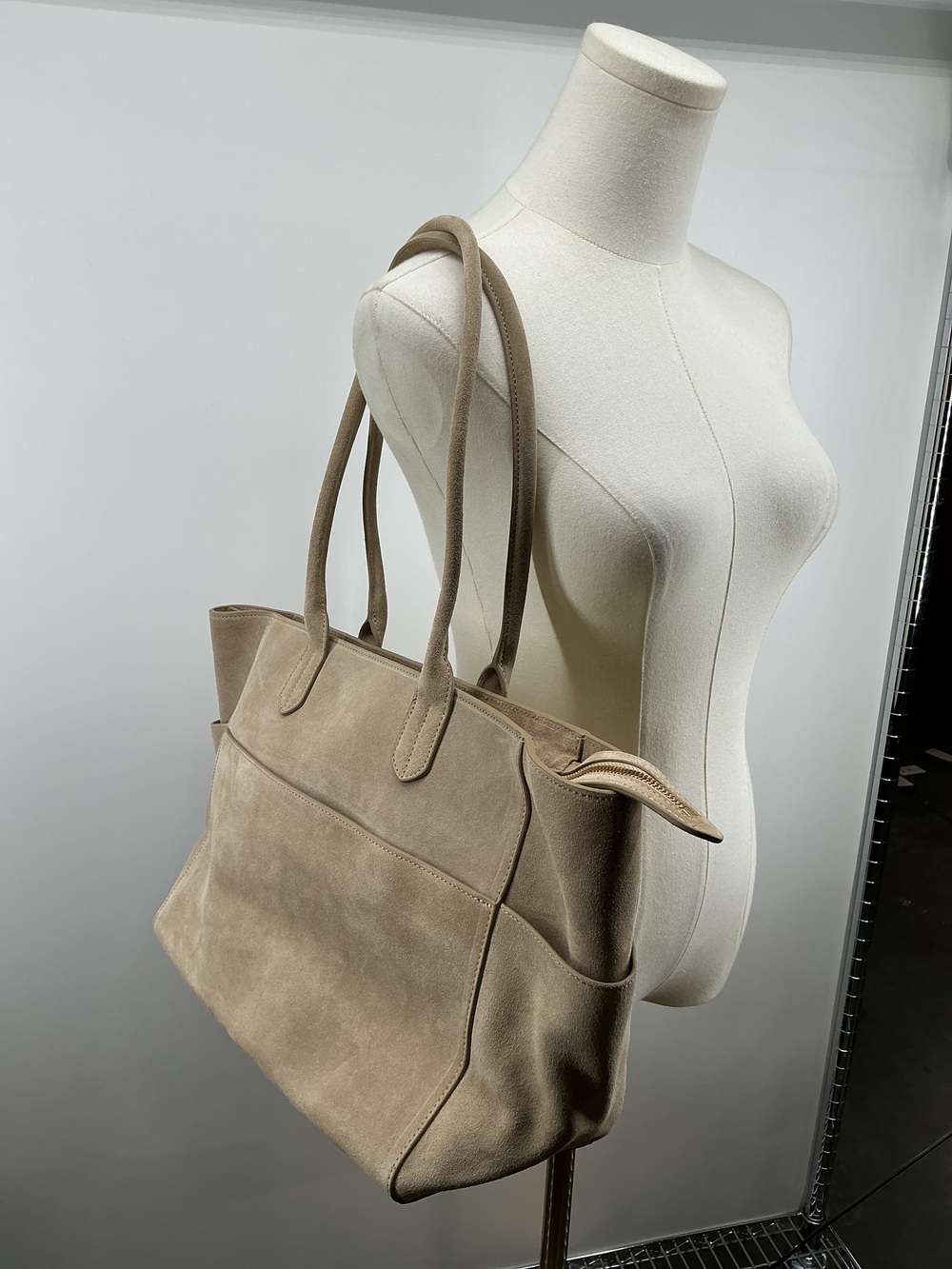 Hudson Suede Tote